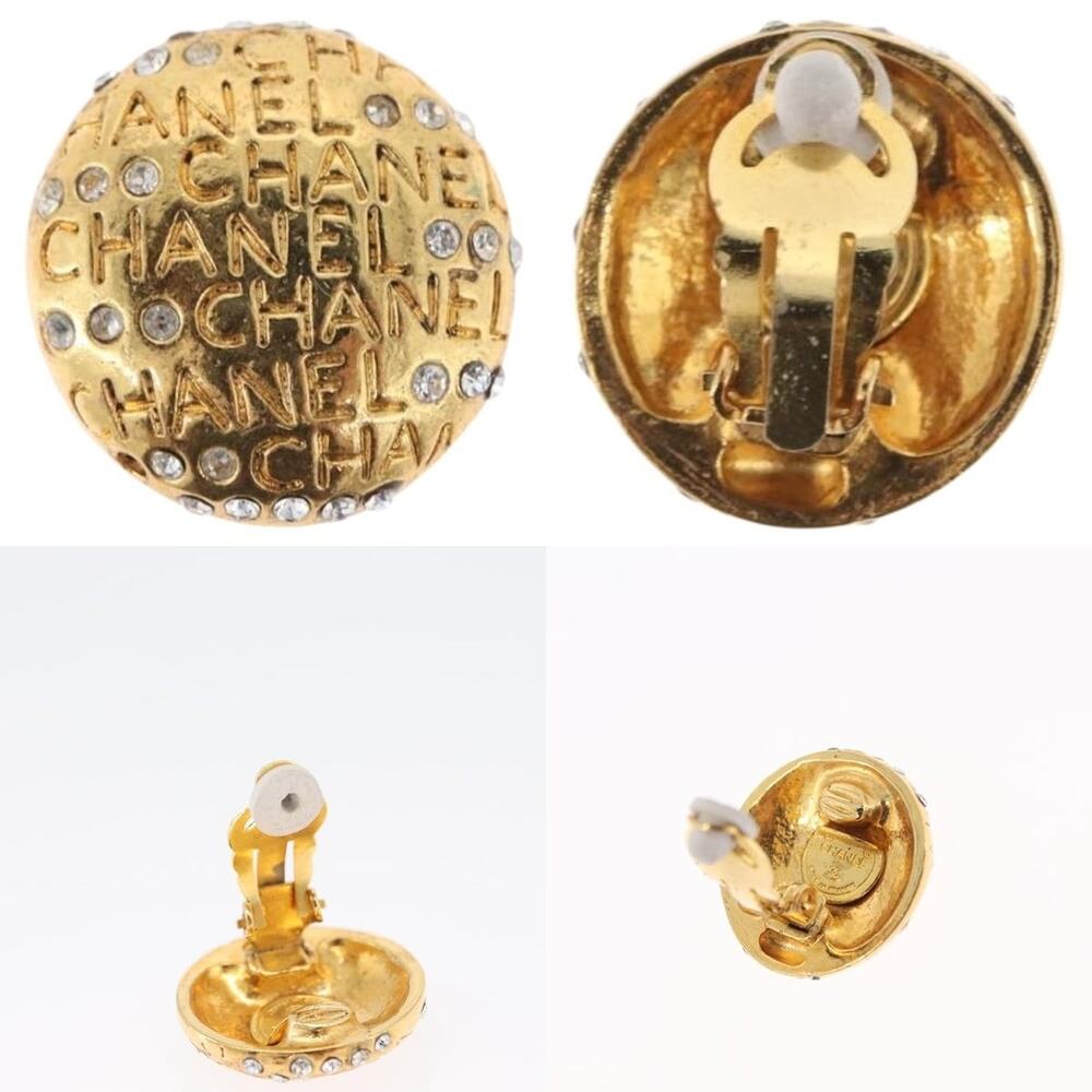 Chanel CC Rhinestone Earring - Picture 4 of 4